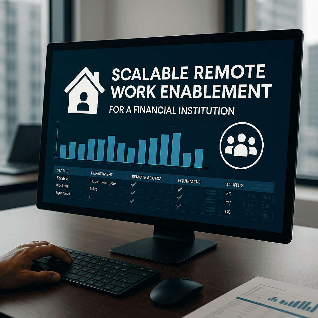 Remote work case study banner