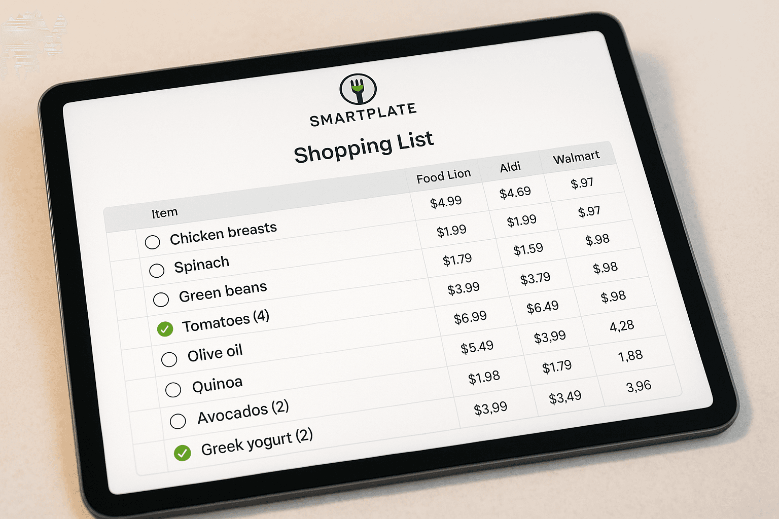 SmartPlate feature 3